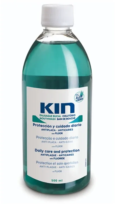 KIN ALOE VERA burnos skalavimo skystis 500 ml