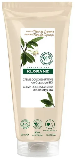 Klorane dušo kremas su organine Cupuacu gėle, 200 ml