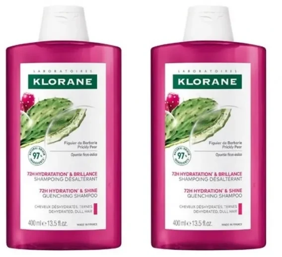 Klorane DUPLO Barbaria Fig Šampūnas 2x, 400 ml