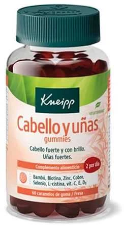 Kneipp Hair And Nails maisto papildai plaukams ir nagams 60 vnt guminukų