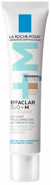 La Roche-Posay LRP Effaclar Duo+M Color Treatment odos atspalvį koreguojantis kremas su atspalviu, atspalvis: Deep, 40 ml