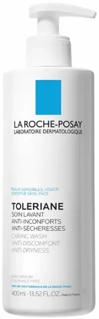 La Roche-Posay La Roche Toleriane Dermo-Valiklis akių ir veido makiažo valiklis sausai ir jautriai odai, 400 ml