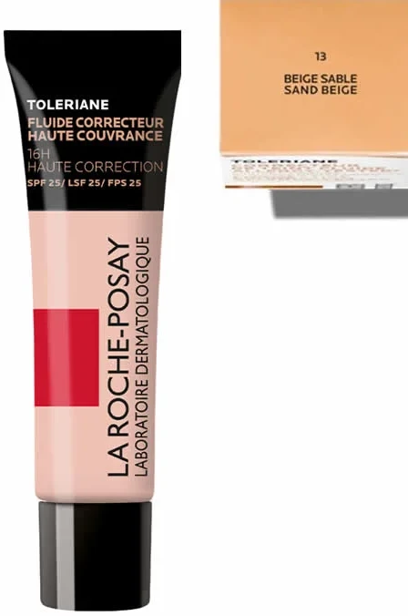 La Roche-Posay Toleriane Teint Fluid SPF 25 makiažo pagrindas, atspalvis: N13, 30 ml