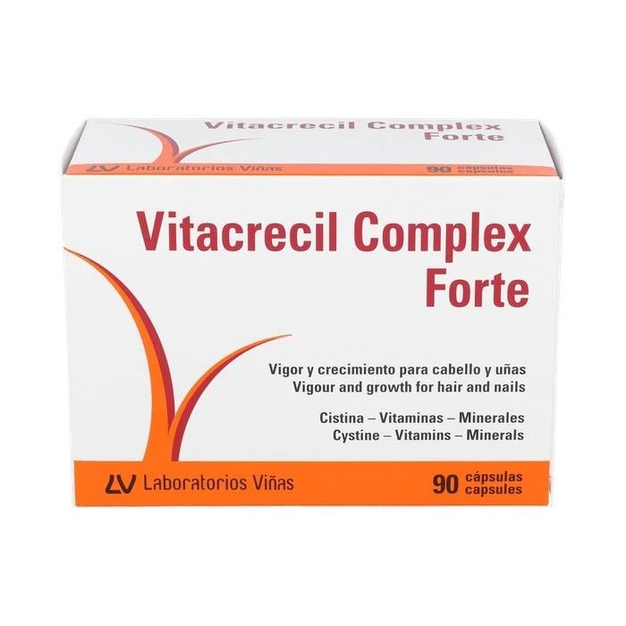 Laboratorio Vinas Vitacrecil Kompleksas Forte 90 Kapsulių