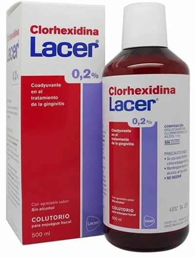 Lacer Chlorheksidino burnos skalavimo skystis 500ml