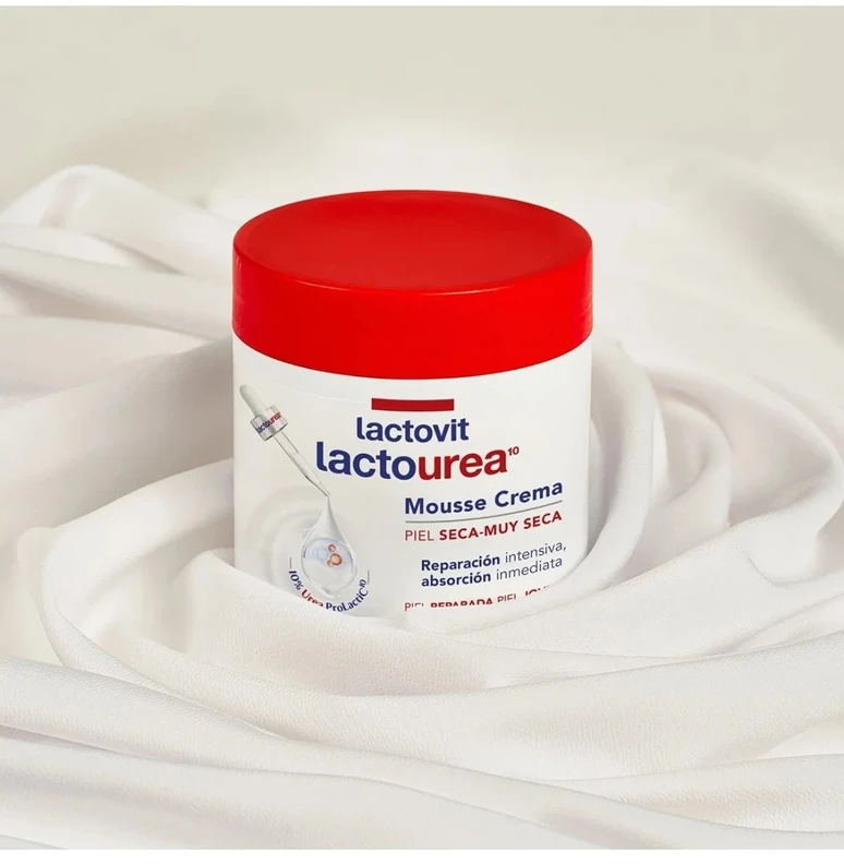 Lactovit LactoUrea Regenerating Mousse Kreminis Body Kreminis