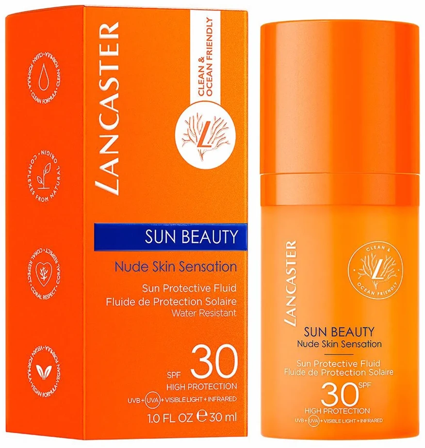 Lancaster Sun Beauty Fluid veido odos apsauga su Spf30 30ml