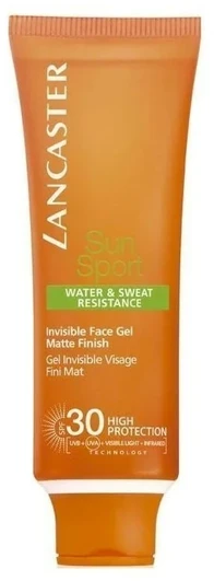 Lancaster Sun Sport Invisible Veido Gel SPF 30 apsauginis veido gelis nuo saulės, 50 ml