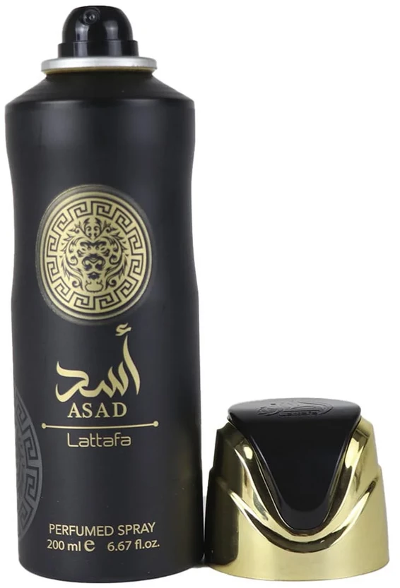 Lattafa Asad Parfumuotas kūno purškiklis vyrams, 200 ml