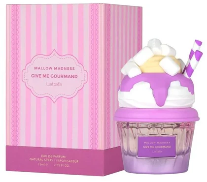 Lattafa Mallow Maddnes Give Me Gourmand EDP parfumuotas vanduo moterims, 75 ml