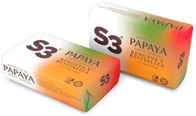 "Legrain S3 Papaya" muilo gabalėlis 2 X 125g