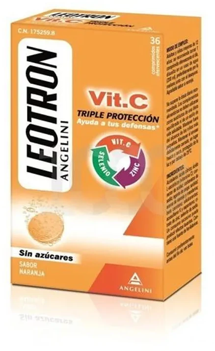 Leotron Vitamin C Tablets maisto papildai 36 vnt