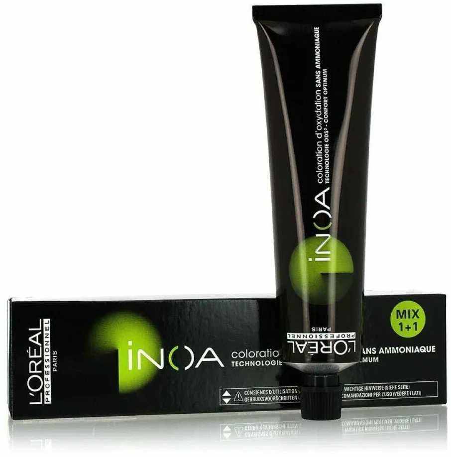 L‘Oreal Professionnel iNOA plaukų dažai | spalva: 9 - Very Light Blonde, 60 ml
