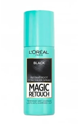 L'Oreal Paris Magic Retouch Root Touch-Up Purškiklis Juodas, 75 ml