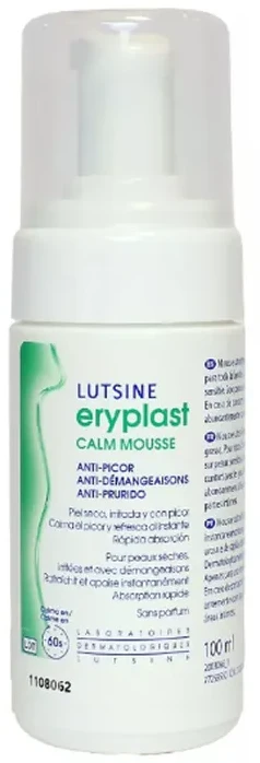 Lutsine Eryplast Calm niežulį slopinančios putos, 100 ml