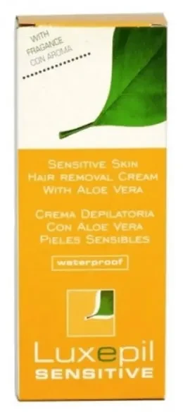Luxepil Sensitive Classic depiliacinis kremas + mentelė 150ml