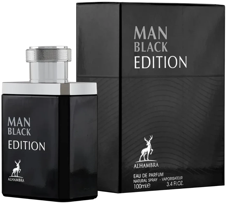 Maison Alhambra Man Juodas Edition EDP parfumuotas vanduo vyrams, 100 ml
