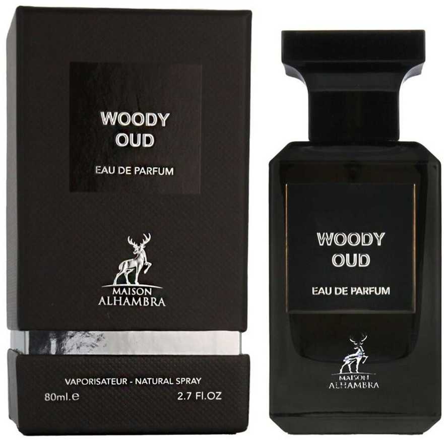 Maison Alhambra Dark Aoud (Woody Oud) EDP parfumuotas vanduo unisex, 80 ml