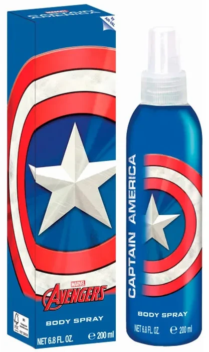 Marvel Avengers Captain America kūno purškiklis 200ml