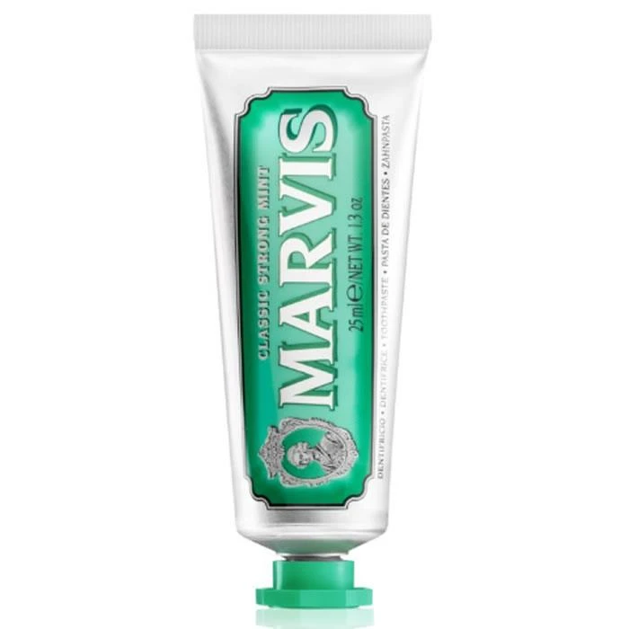 Marvis Classic Strong Mint Klasikinė mėtų skonio dantų pasta, 25 ml