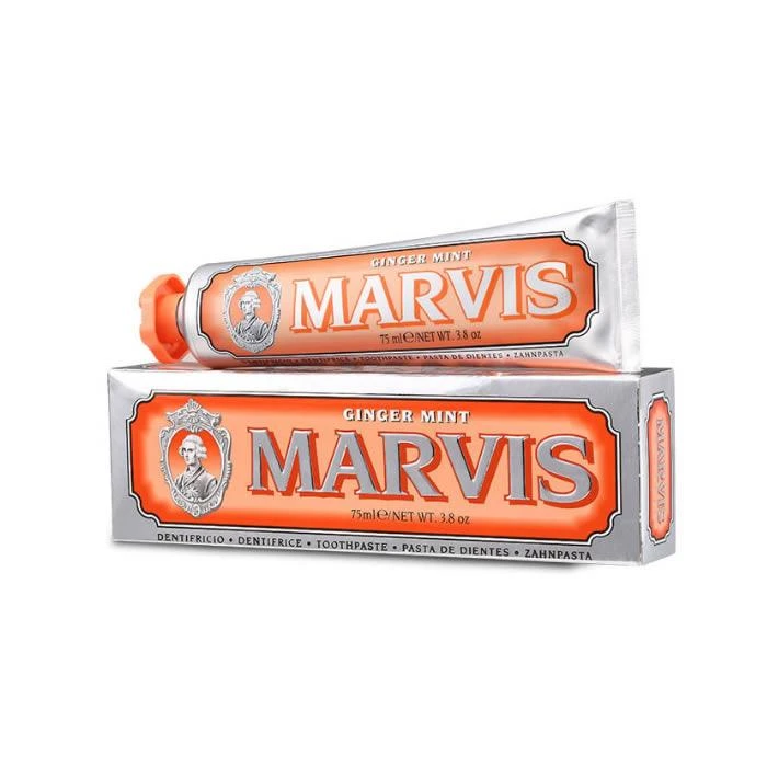 Marvis Ginger Mint Imbiero ir mėtų skonio dantų pasta, 85 ml