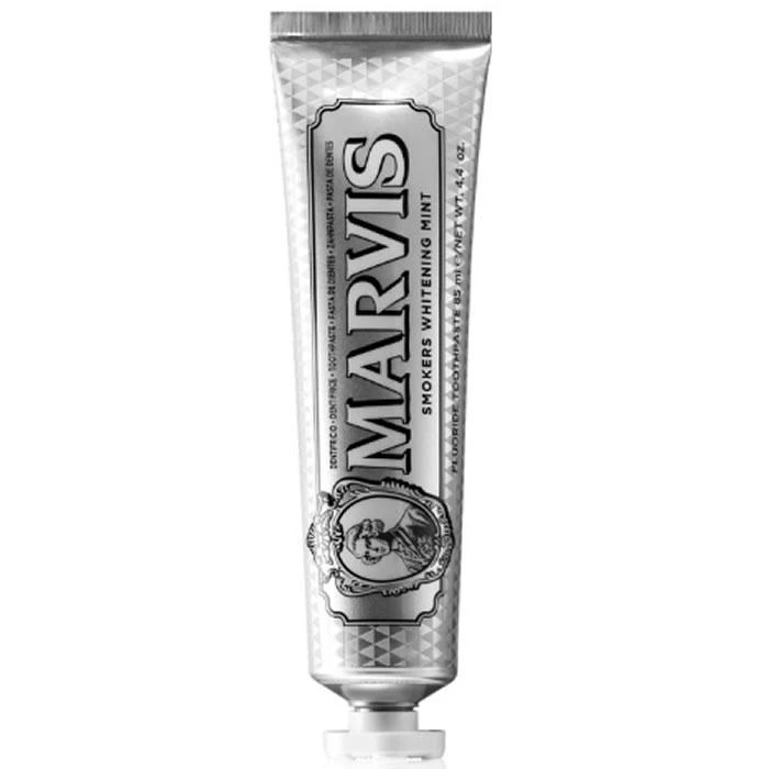 Marvis Smokers Whitening Mint Balinanti dantų pasta rūkantiems, 25 ml