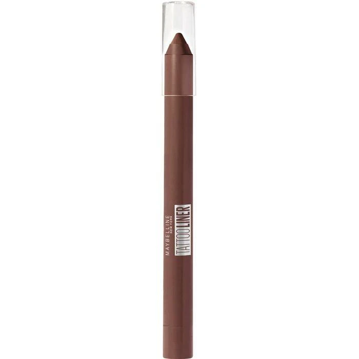 Maybelline TATTOO LINER GEL PENCIL 911 Smooth Walnut akių kontūro pieštukas Želė Ruda