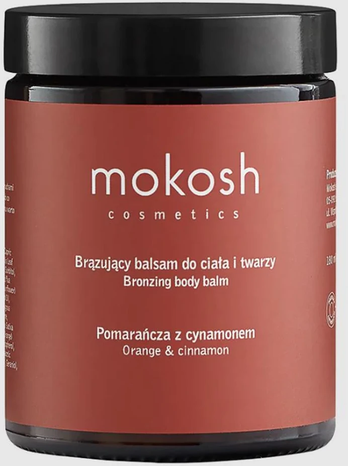 Mokosh Orange & Cinnamon savaiminio įdegio balzamas kūnui ir veidui, 180 ml