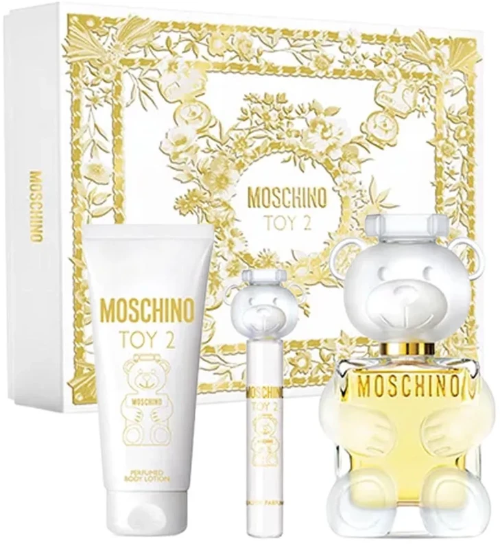 Moschino Toy 2 rinkinys moterims (EDP, 100 ml + kūno losjonas, 100 ml + EDP miniatiūra, 10 ml)