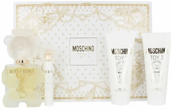 Moschino Toy 2 rinkinys moterims (EDP, 100 ml + kūno losjonas, 100 ml + dušo gelis, 100 ml + EDP, 10 ml)