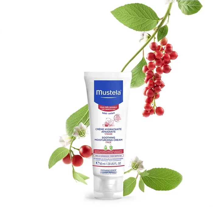 "Mustela Baby" drėkinamasis veido kremas 40ml