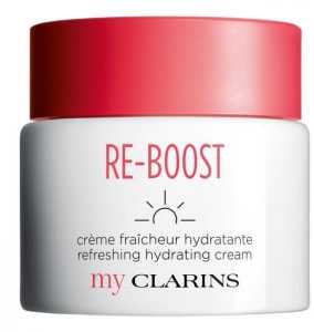 Clarins Re-Boost hand gaivinamasis drėkinamasis kremas 50ml
