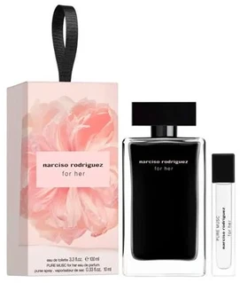 Narciso Rodriguez SET NARCISO RODRIGUEZ For Her EDT spray 100ml + Pure Musk EDP spray 10ml