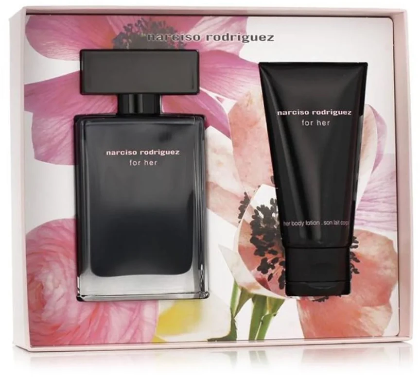Kvepalų rinkinys Narciso Rodriguez For Her (50 ml EDT + Kūno losjonas 50 ml)