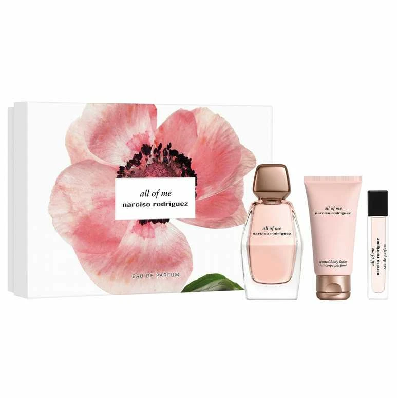 Narciso Rodriguez All Of Me rinkinys moterims (EDP, 90 ml + EDP, 10 ml + kūno losjonas, 50 ml)