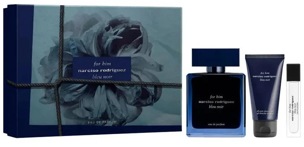 Narciso Rodriguez Narciso R For Him Bleu Noir Epv 100m Gel Ducha, 50 ml EDP, 10 ml