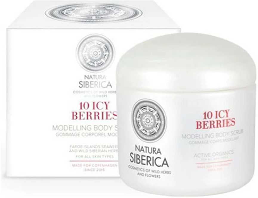 "Natura Siberica" 10icy Berries kūno šveitiklis 370ml