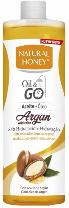 Natural Honey Natūralus medus Eliksyras Argan Oil and Go Body Oil, 300 ml