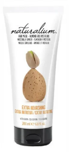 Naturalium migdolų ir pistacijų plaukų kaukė, 200 ml
