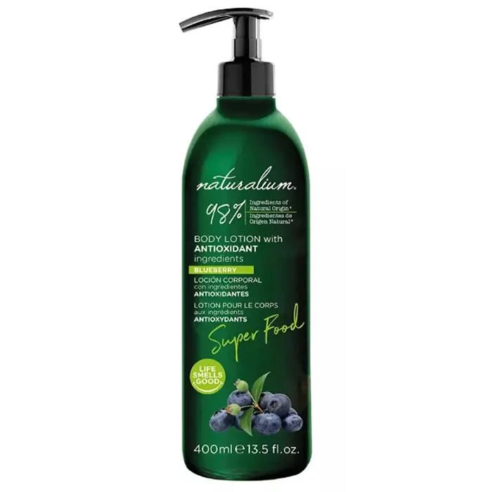 Naturalium Super Food Mėlynių antioksidacinis kūno losjonas 500ml