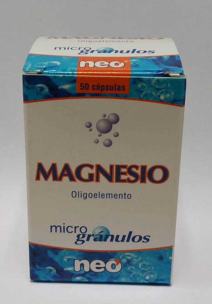 Neo Mikrogranulės Magnis 50 Kapsulių