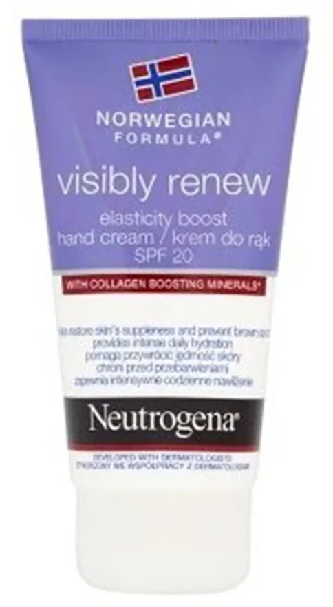 Neutrogena Visbly Renew Elasti-Boost Hand Kreminis Spf 20, 75 ml