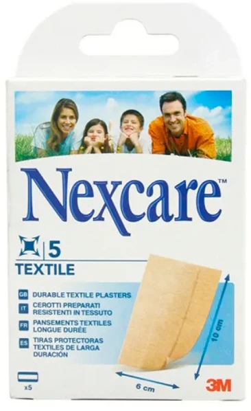 "Nexcare" pleistrai 5 juostelės matmenys 10x6 cm