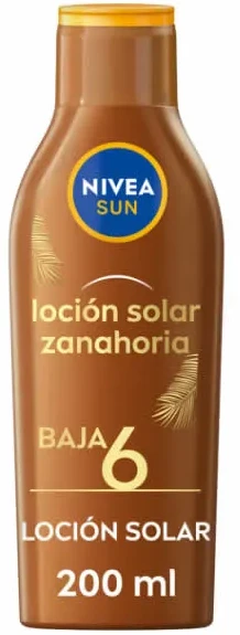 NIVEA SUN, CAROTENE, losjonas nuo saulės, SPF6, 200