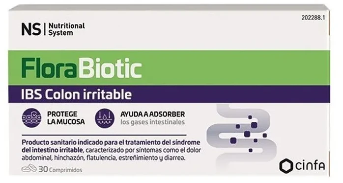 Ns Florabiotic Ibis Irritable Bowel 30 Tablets