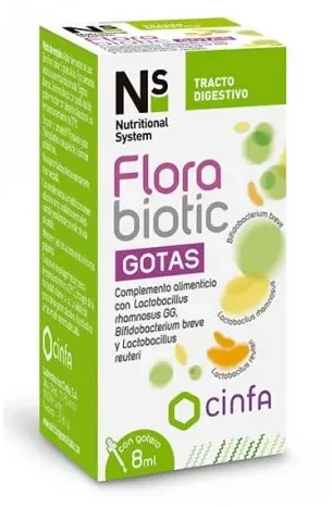 NS Florabiotics Drops maisto papildai 8ml