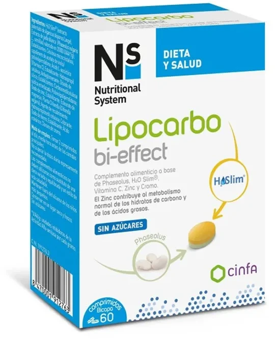 Ns Lipocarbo Bi-Effect 60 Tablets