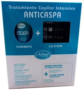 Nurana Tratamiento Capilar Intensivo Anticaspa, intensyvus plaukų gydymas nuo pleiskanų, 200 ml