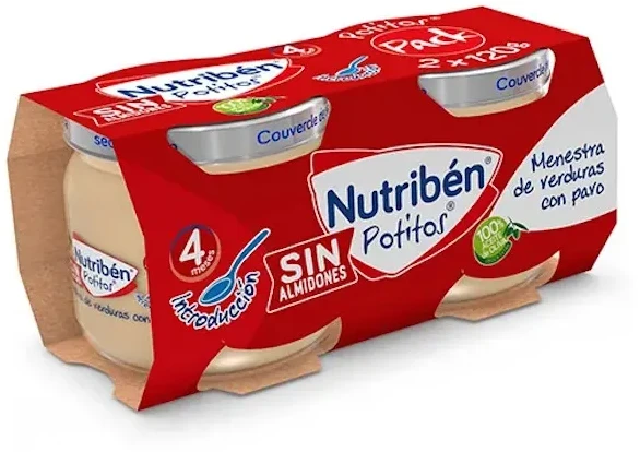Nutriben Bipack Įvadinės daržovės su kalakutiena 120g