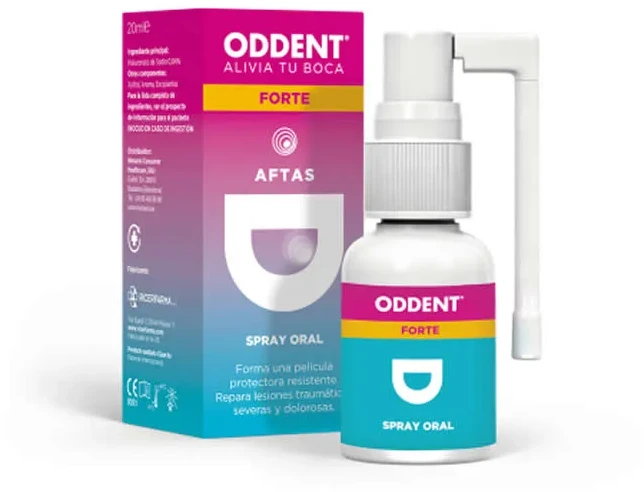 Oddent Forte burnos purškalas aftom gydyti 20ml